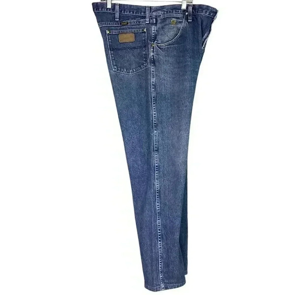 Wrangler Jeans Men 40X32 Blue George Strait Cowboy Cut Relaxed Medium Vintage - Picture 3 of 8